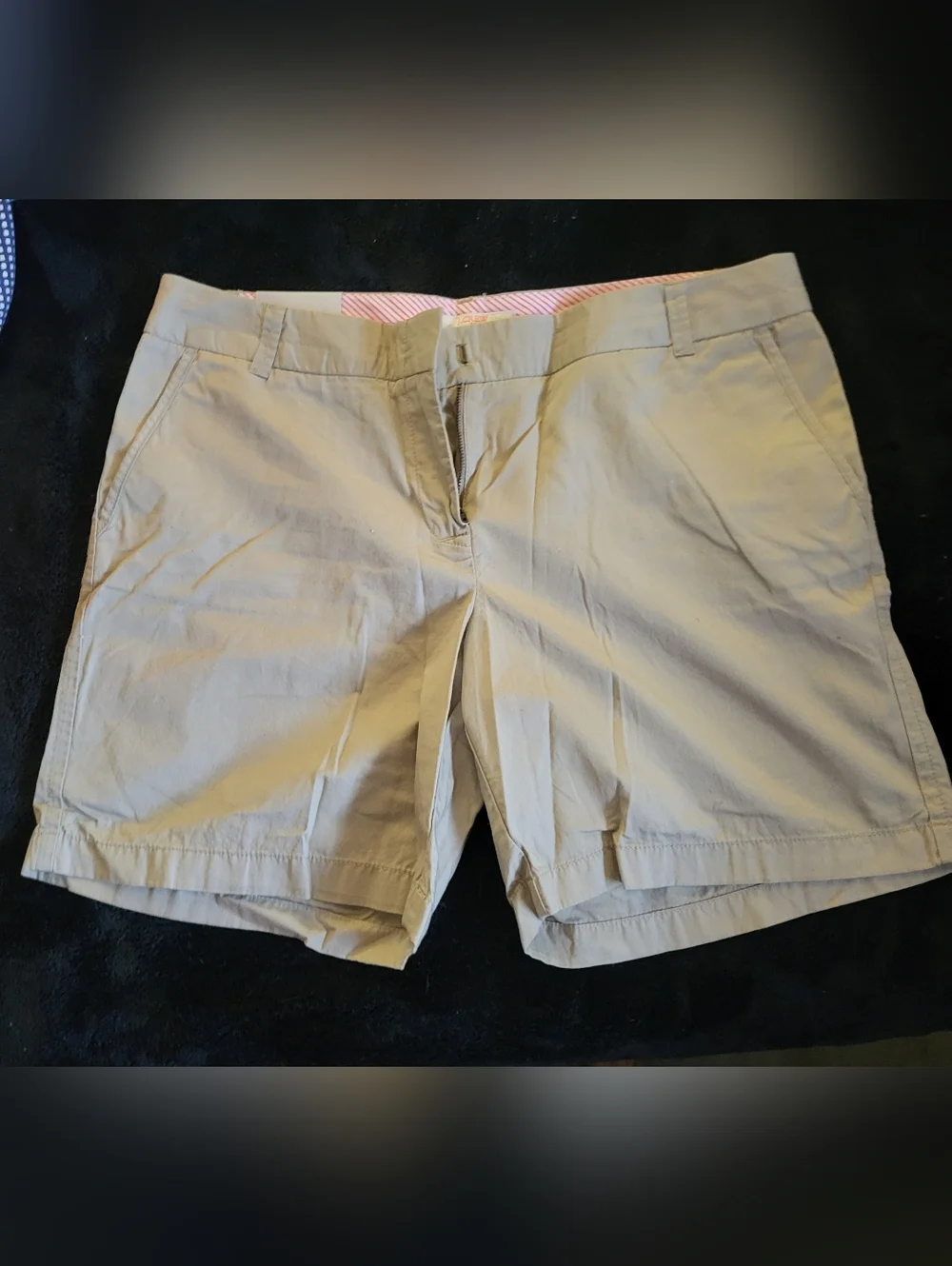 *NWT* J. Crew Women's Khaki Bermuda Shorts, Size 12 - Picture 1 of 4